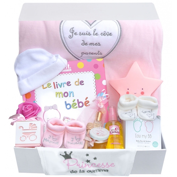 Box cadeau bébé - coffret cadeau de naissance personnalisé