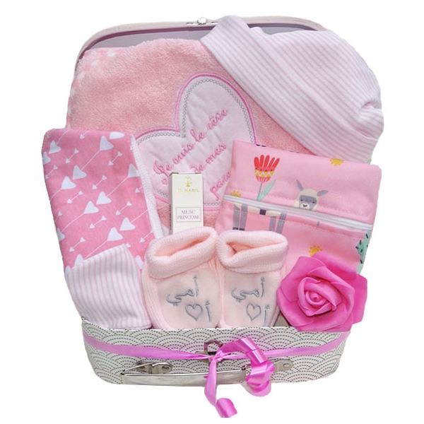 Nouveau coffret cadeau bébé, cadeau pour nouveau bébé fille